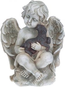 Estatua de Ángel, Sosteniendo a Perrito